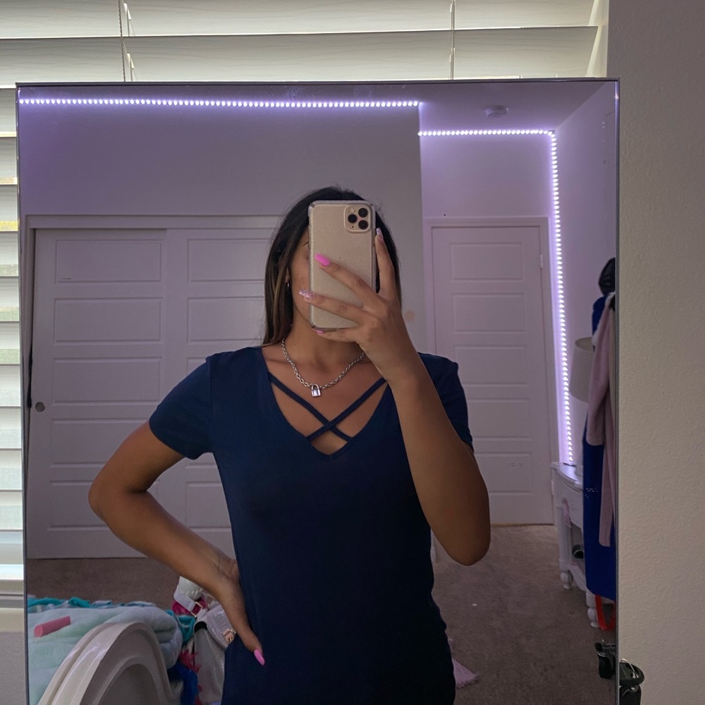 Navy blue t-shirt